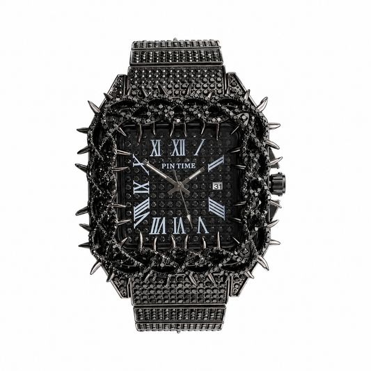 Black Thorn Moissanite Watch