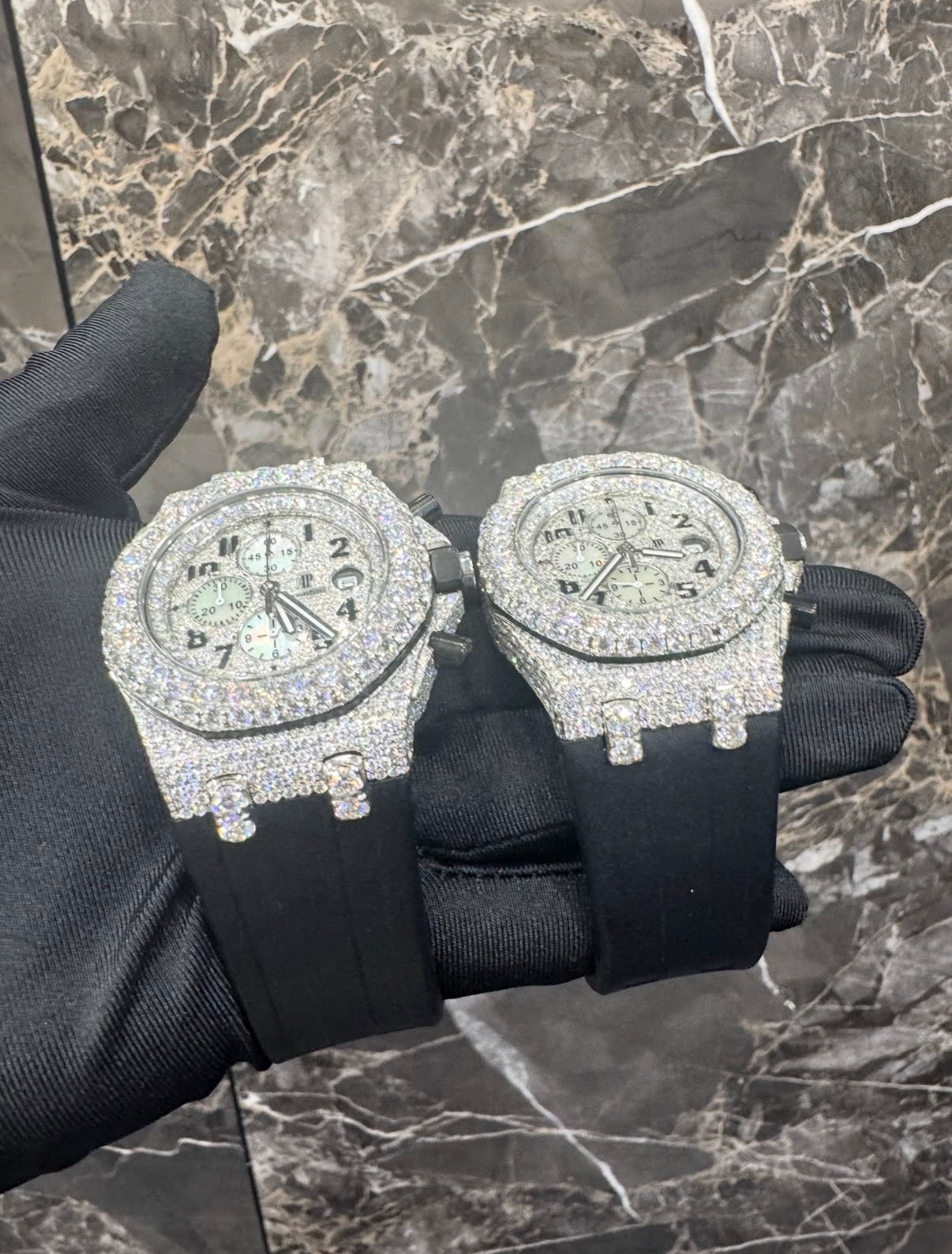 2-Piece Band Moissanite Set