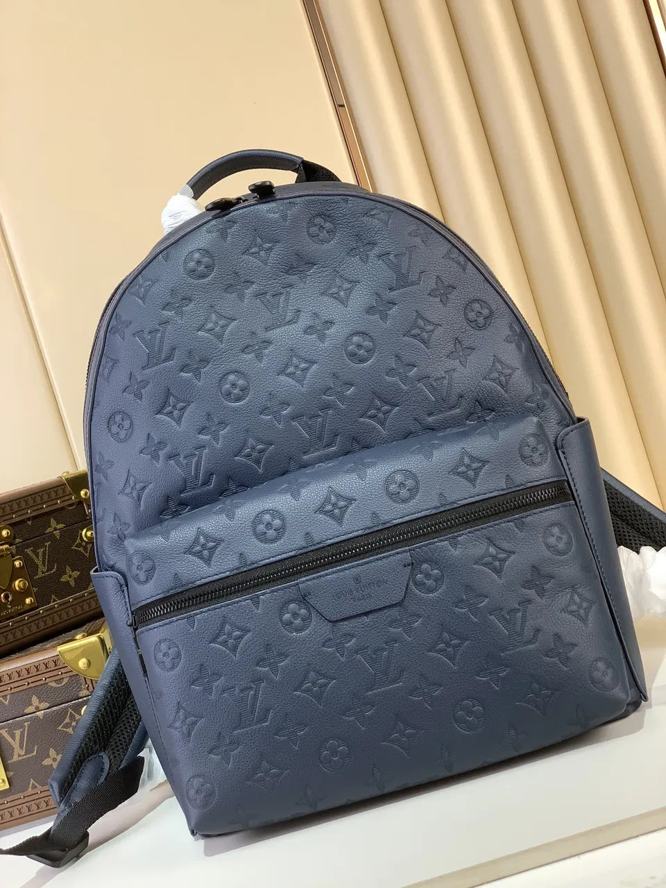 Dark Blue Lv Backpack